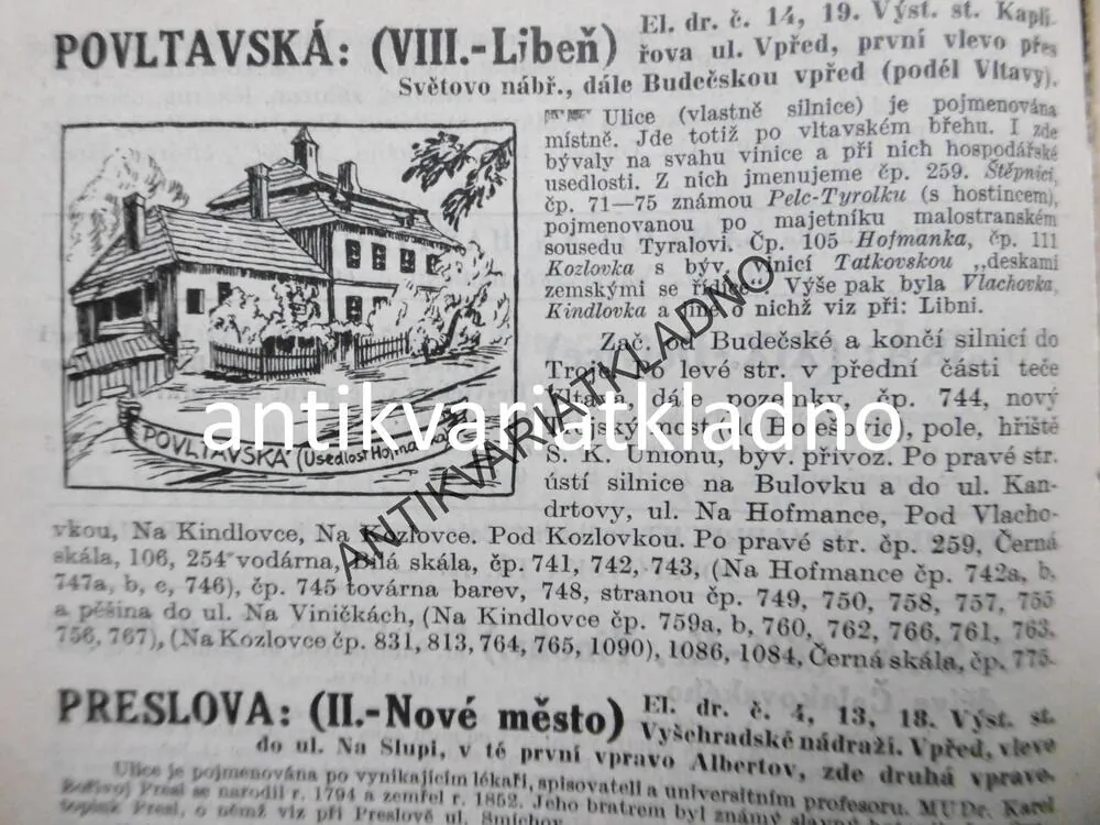 STEHLÍK HISTORICKÝ A ORIENTAČNÍ PRŮVODCE PRAHA,