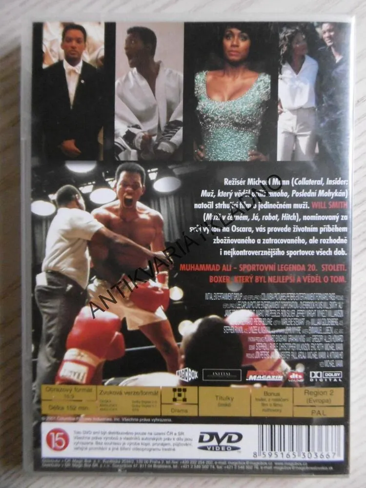 ALI, WILL SMITH, DVD FILM 