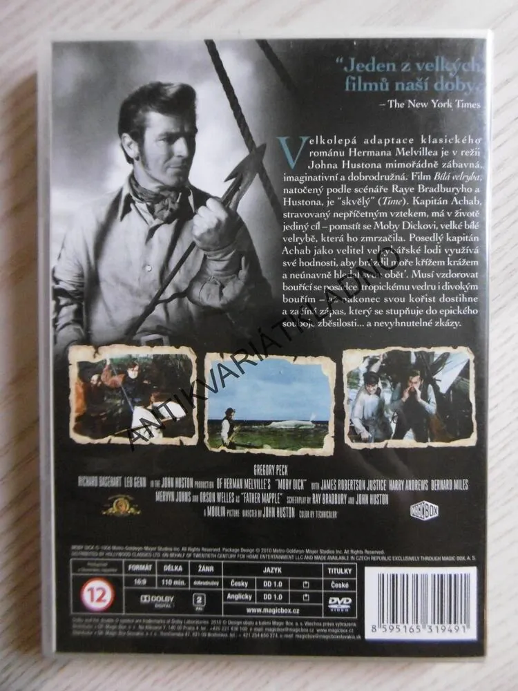 BÍLÁ VELRYBA, DVD FILM 