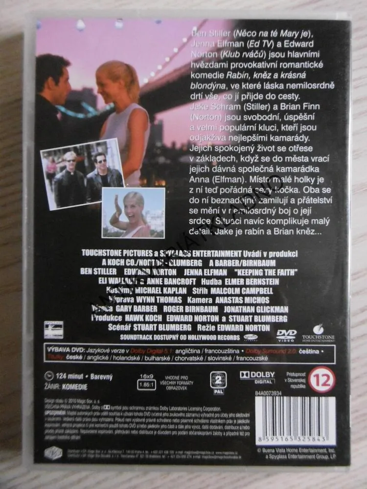 RABÍN, KNĚZ A KRÁSNÁ BLONDÝNA, DVD FILM 