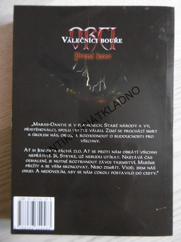 ORCI PRVNÍ KREV VÁLEČNÍCI BOUŘE, STAN NICHOLLS, **an