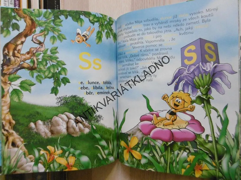 SLABIKÁŘ VČELKY MÁJI, OTTÍKOVA ŠKOLA, VČELKA MÁJA **an