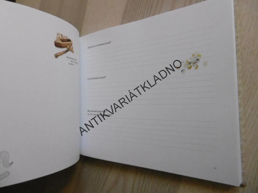 DĚDEČKU, VYPRÁVĚJ, KNIHA PRO UCHOVÁNÍ VZPOMÍNEK, ALBUM, **an