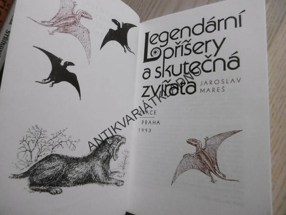 LEGENDÁRNÍ PŘÍŠERY A SKUTEČNÁ ZVÍŘATA, KRYTZOOLOGIE, JAROSLAV MAREŠ, **an