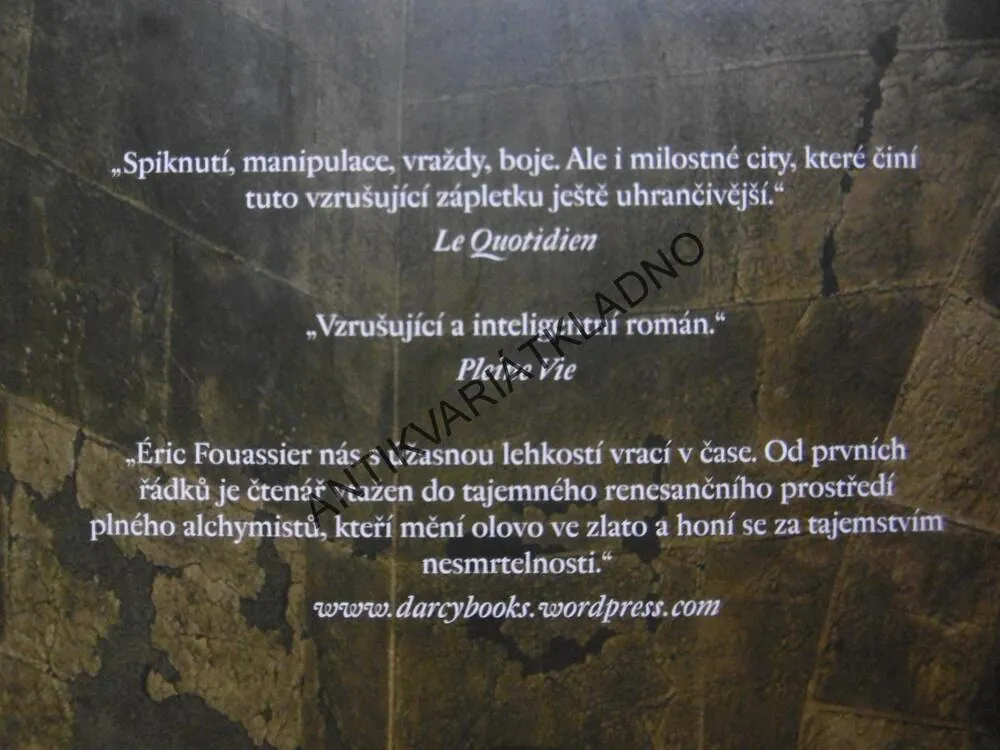 SKLENĚNÁ PAST, ERIC FOUASSIER, **an