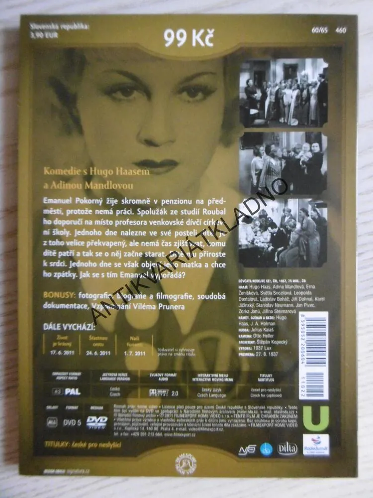 DĚVČATA NEDEJTE SE!, DVD FILM