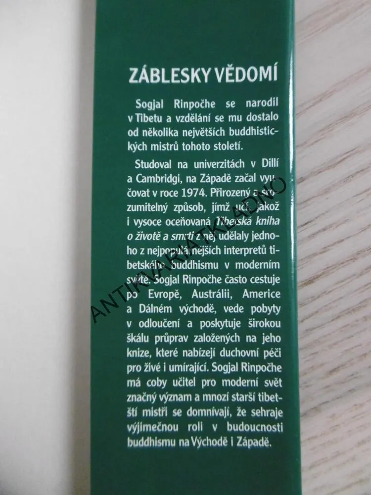ZÁBLESKY VĚDOMÍ, SOGJAL RINPOČHE, **an