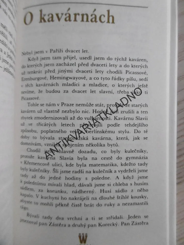 VŠECHNO JE JINAK, JAN WERICH, **an