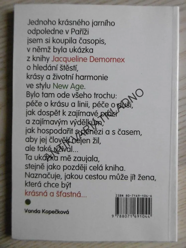 KRÁSNÁ A ŠŤASTNÁ, JACQUELINE DEMORNEX, **an
