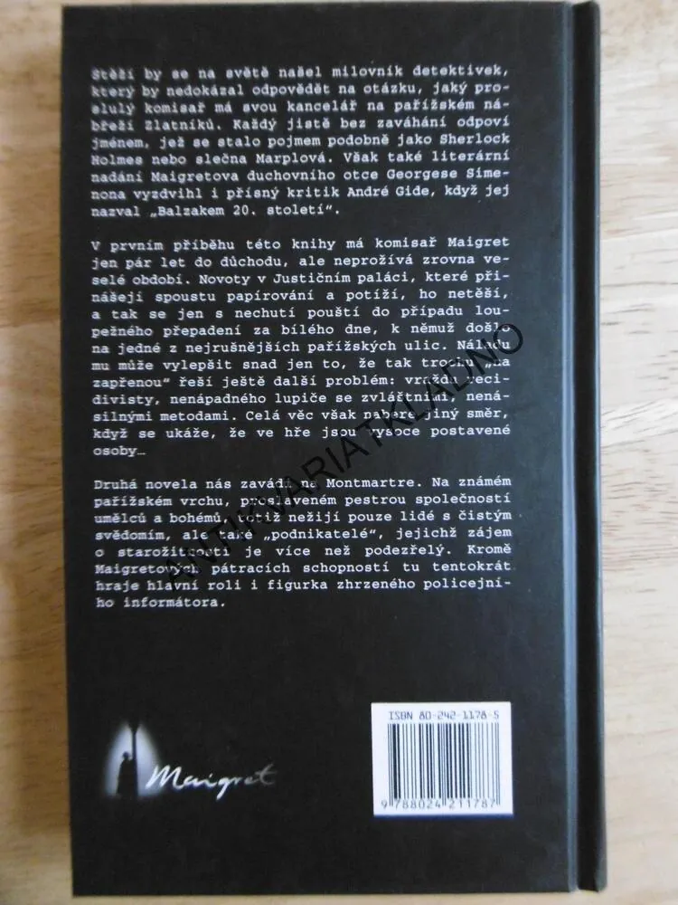 MAIGRET - LUPIČ KLIĎAS, INFORMÁTOR, SIMENON, **an
