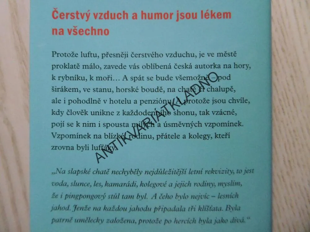 KDE SPÍ LUFŤÁCI, IVANKA DEVÁTÁ, **an