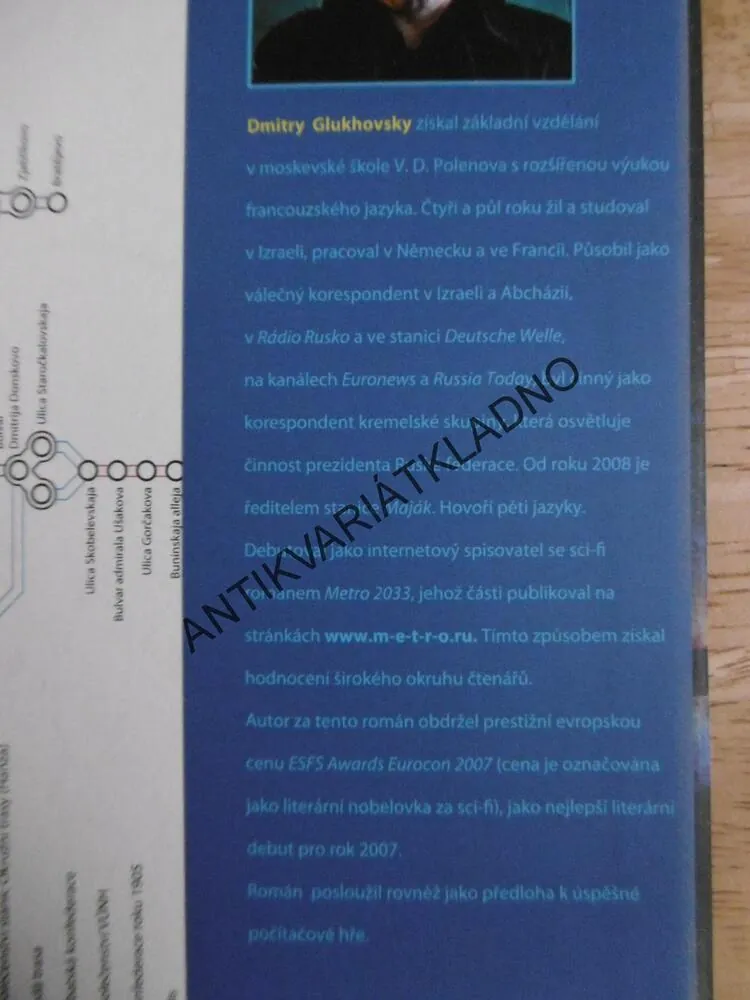 METRO 2033, DMITRY GLUKHOVSKY, APOKALYPTICKÝ BESTSELLER **an