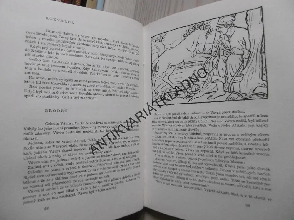 POD ŽELEZNÝMI HORAMI, JOSEF A EVA PRCHALOVI, AUTOGRAM PRCHAL **an
