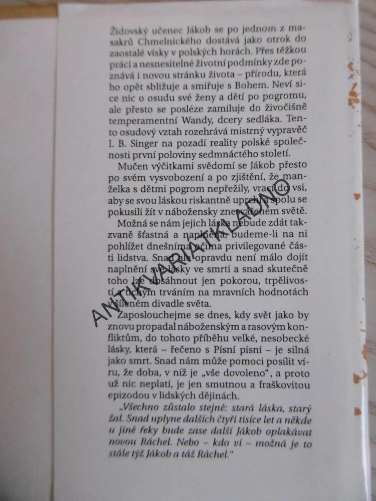 OTROK, I.B.SINGER, **an