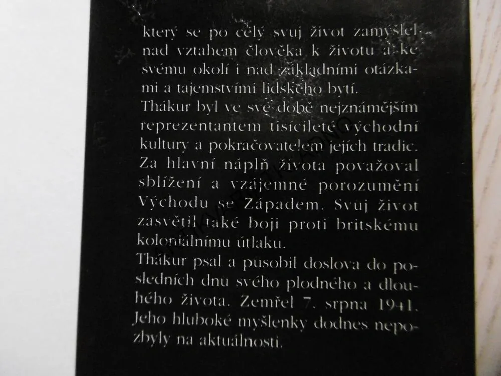 DUCH SVOBODY, RABÍNDRANÁTH THÁKUR, **an