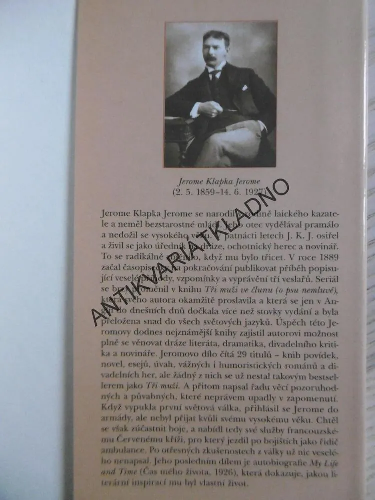 SVĚT NA JEVIŠTI, JEROME KLAPKA JEROME, **an