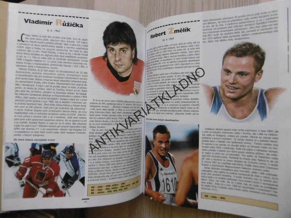 HVĚZDY ČESKÉHO SPORTU 2., KIRCHNER, SLEPIČKA, **an