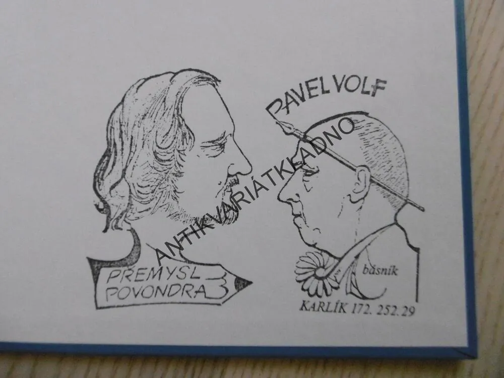 LEHOUNCE O BEROUNCE, PAVEL VOLF, PŘEMYSL POVONDRA -AUTOGRAM, **an