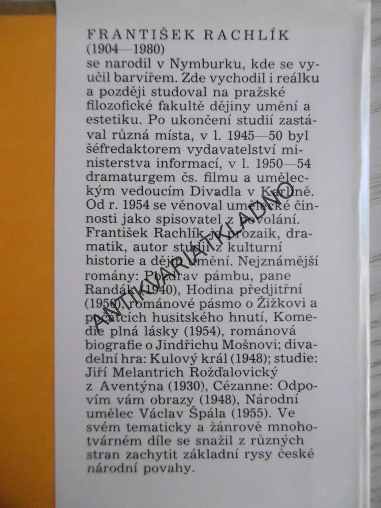 POZDRAV PÁMBU, PANE RANDÁK, FRANTIŠEK RACHLÍK, JOSEF LADA, **an