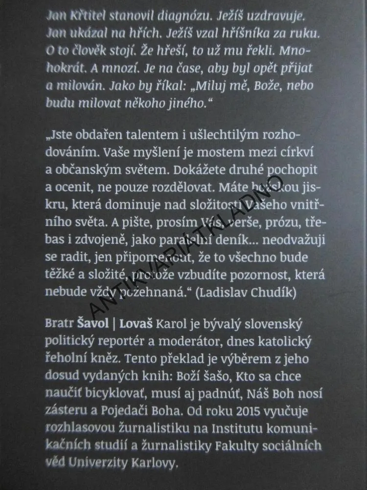 JÁ, NEPOSLUŠNÉ DÍTĚ, KAROL LOVAŠ