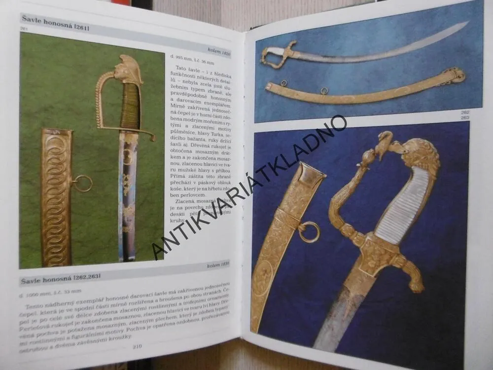 FOTOGRAFICKÝ ATLAS: CHLADNÉ ZBRANĚ, JAN ŠACH, **an