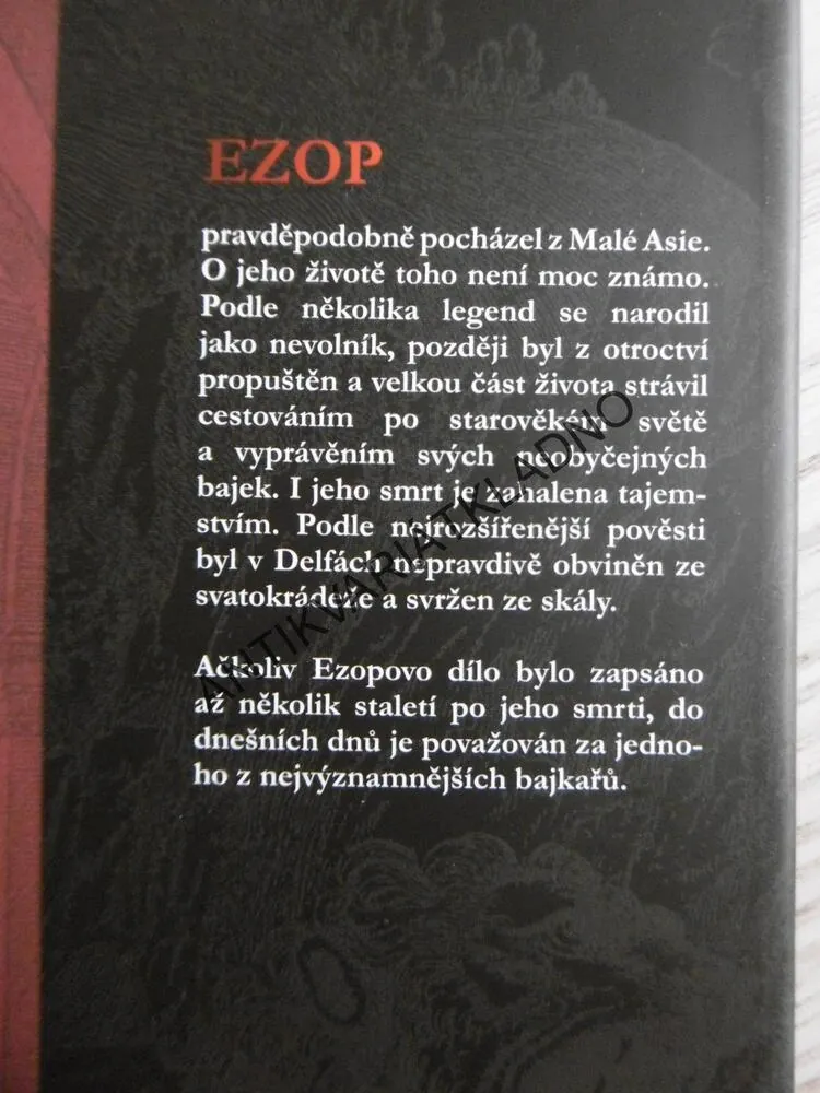 BAJKY, EZOP, VÁCLAV HOLLAR, **an