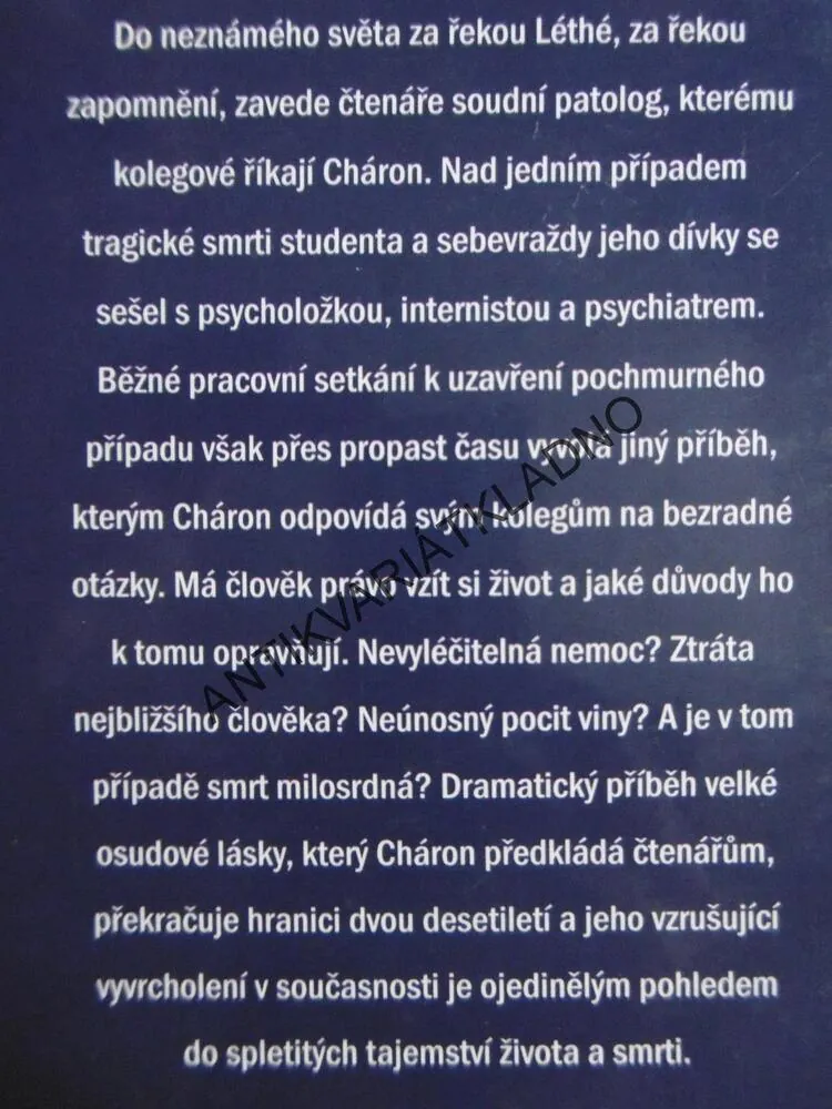 MOST PŘES ŘEKU LÉTHÉ, VALJA STÝBLOVÁ, **an