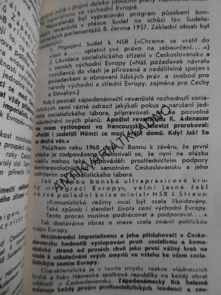K UDÁLOSTEM V ČESKOSLOVENSKU, FAKTA,DOKUMENTY SVĚDECTVÍ TISKU,1968,