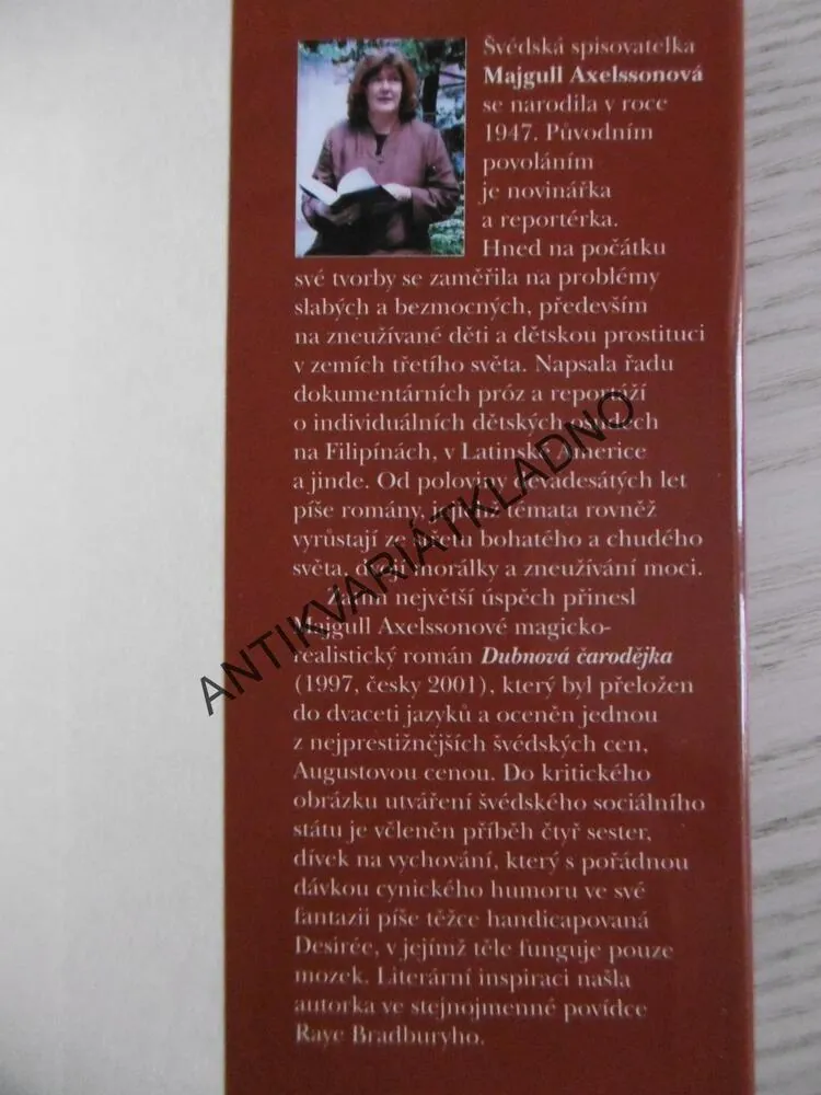 TA, KTEROU JSEM SE NESTALA, MAJGULL AXELSSONOVÁ, **an