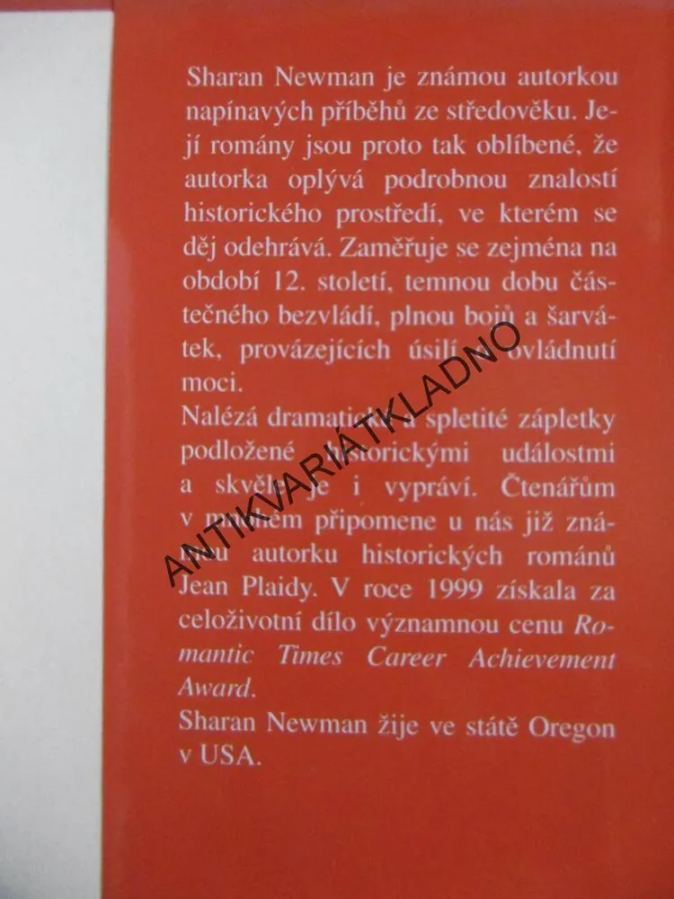 ĎÁBLOVY DVEŘE, SHARAN NEWMAN, CATHERINE LEVENDEUR, **an