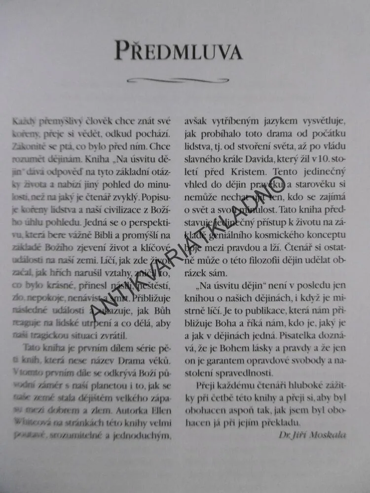 NA ÚSVITU DĚJIN, ELLEN GOULD WHITEOVÁ, **an