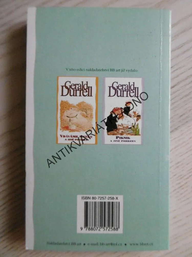TŘI JÍZDENKY DO DOBRODRUŽSTVÍ, GERALD DURRELL, **an