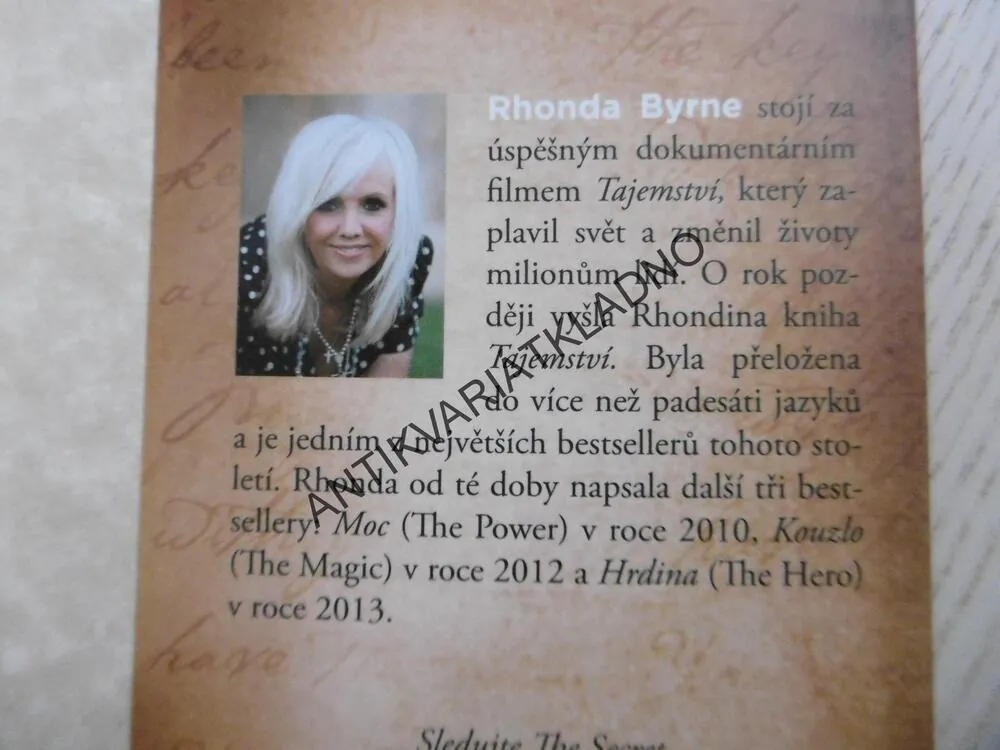 SECRET JAK MI TAJEMSTVÍ ZMĚNILO ŽIVOT, RHONDA BYRNE, **an