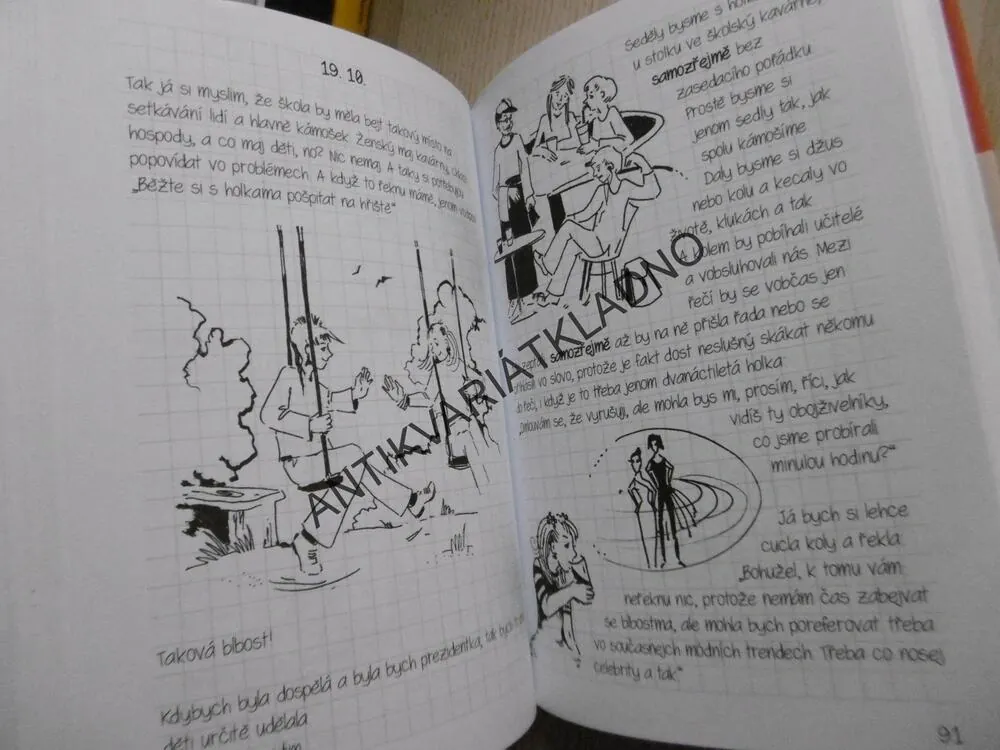 DENÍK MALÉ BLONDÝNKY, 2., ZNOVA VE ŠKOLE, JIŘÍ URBAN, URBANOVÁ, **an