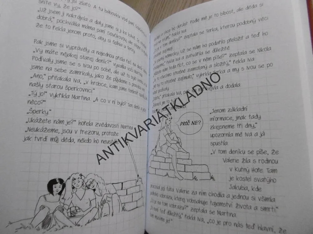 DENÍK MALÉ BLONDÝNKY, 5., TAJEMSTVÍ STARÉ HROBKY, JIŘÍ URBAN, URBANOVÁ, **an