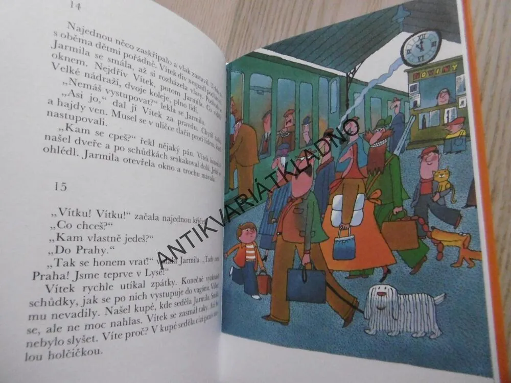 JAK JEL VÍTEK DO PRAHY, BOHUMIL ŘÍHA, **an