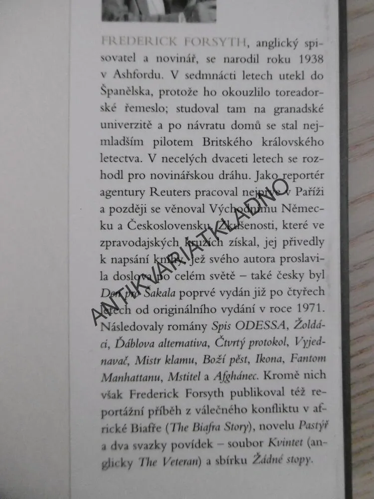 BOŽÍ PĚST, FREDERICK FORSYTH, **an