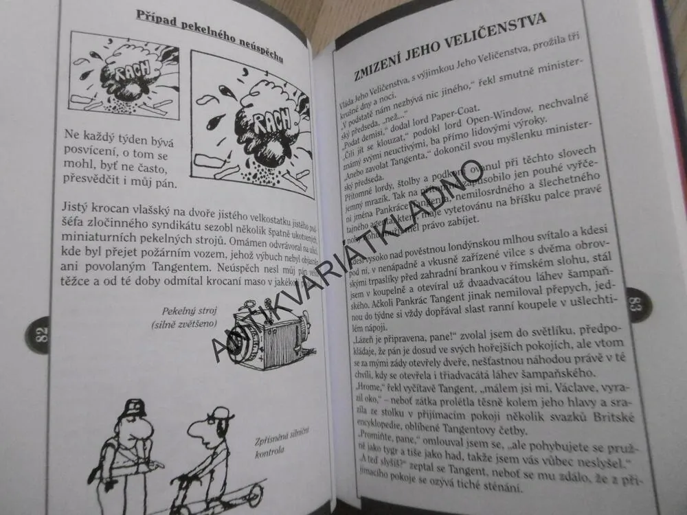 DOBRODRUŽSTVÍ PANKRÁCE TANGENTA, VOJTĚCH STEKLAČ, **an