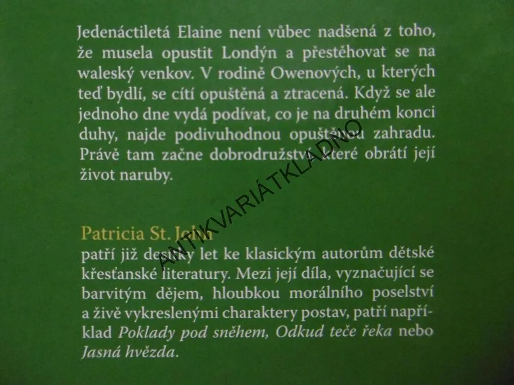 TAJEMSTVÍ DUHOVÉ ZAHRADY, PATRICIA ST. JOHN, **an