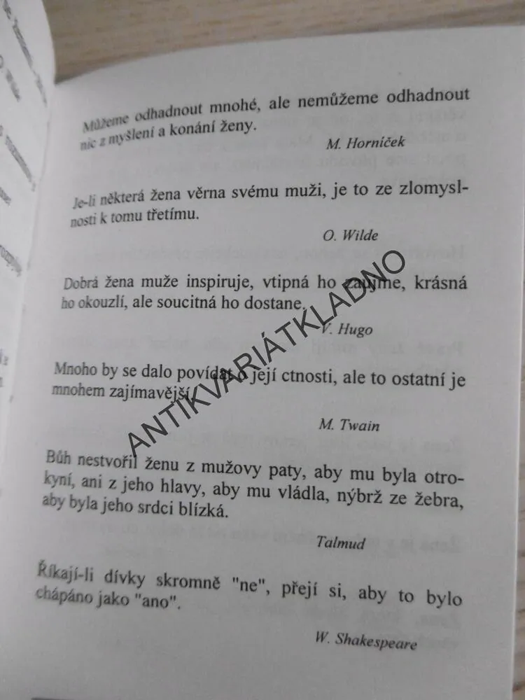 S MOUDRÝMI O ŽENÁCH A MUŽÍCH, EVA SLÁDKOVÁ, **an
