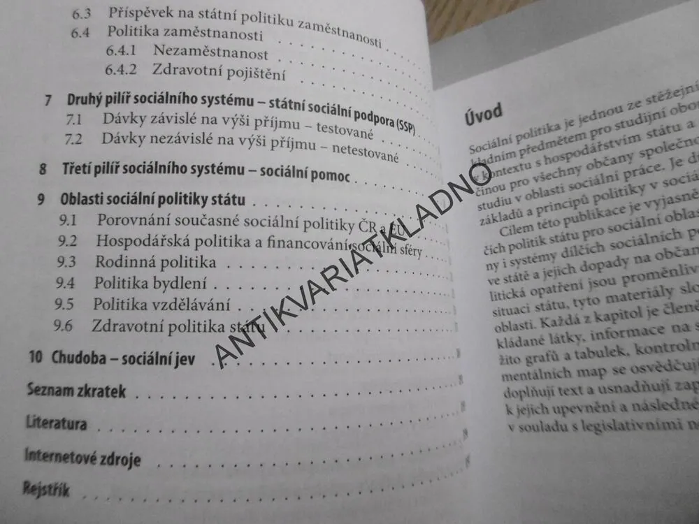 SOCIÁLNÍ POLITIKA, IVANA DUKOVÁ, MARTIN DUKA, IVANKA KOHOUTOVÁ, **an