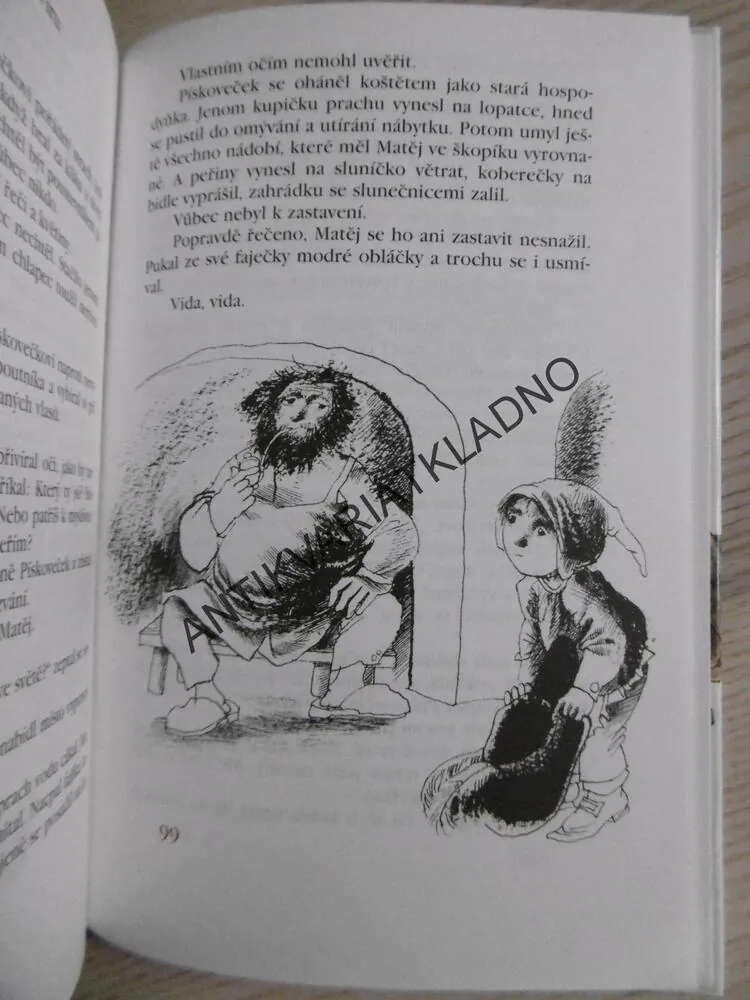 POHÁDKA O PÍSKOVEČKOVI, LUBOŠ ZELENÝ, ZDENA KREJČOVÁ, 1991,**an