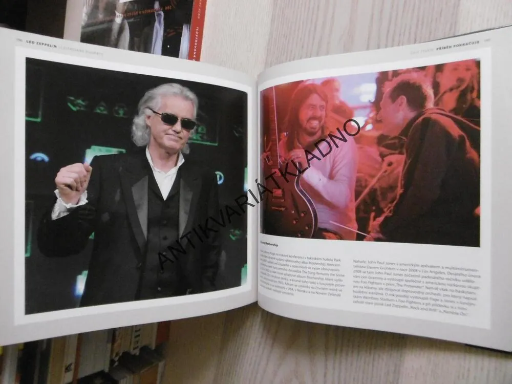 LED ZEPPELIN, ILUSTROVANÁ BIOGRAFIE, 200 PŮVODNÍCH A DOSUD NEPUBLIKOVANÝCH FOTOGRAFIÍ, **an