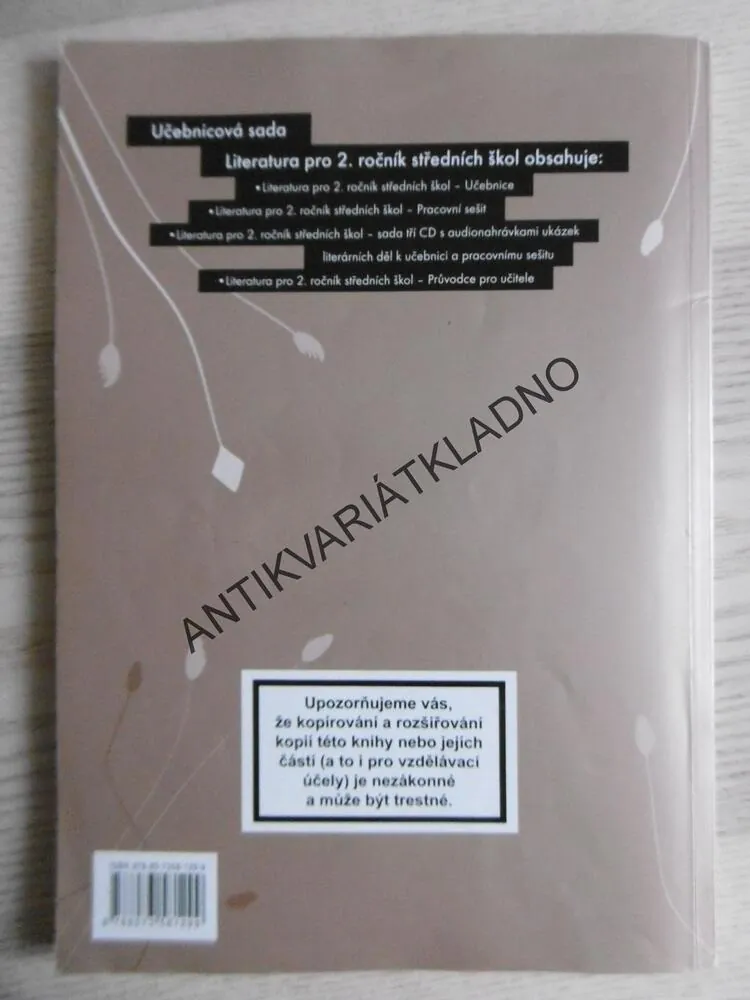 LITERATURA PRO 2. ROČNÍK STŘEDNÍCH ŠKOL, UČEBNICE, DIDAKTIS