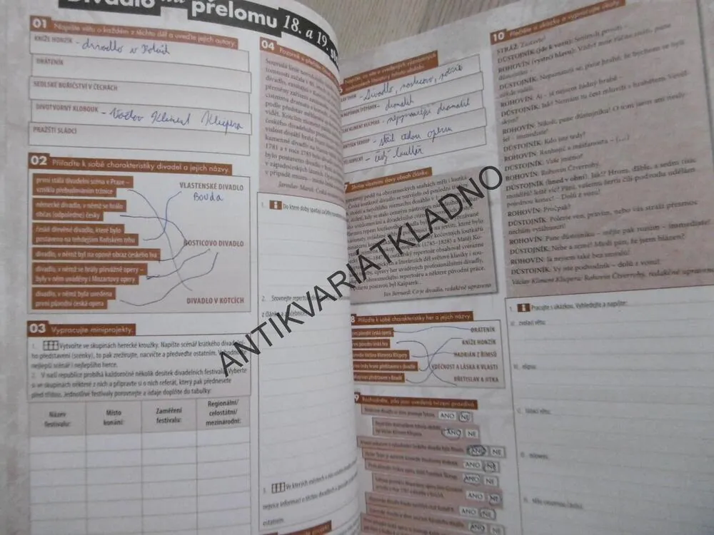 LITERATURA PRO 2. ROČNÍK STŘEDNÍCH ŠKOL, PRACOVNÍ SEŠIT, DIDAKTIS