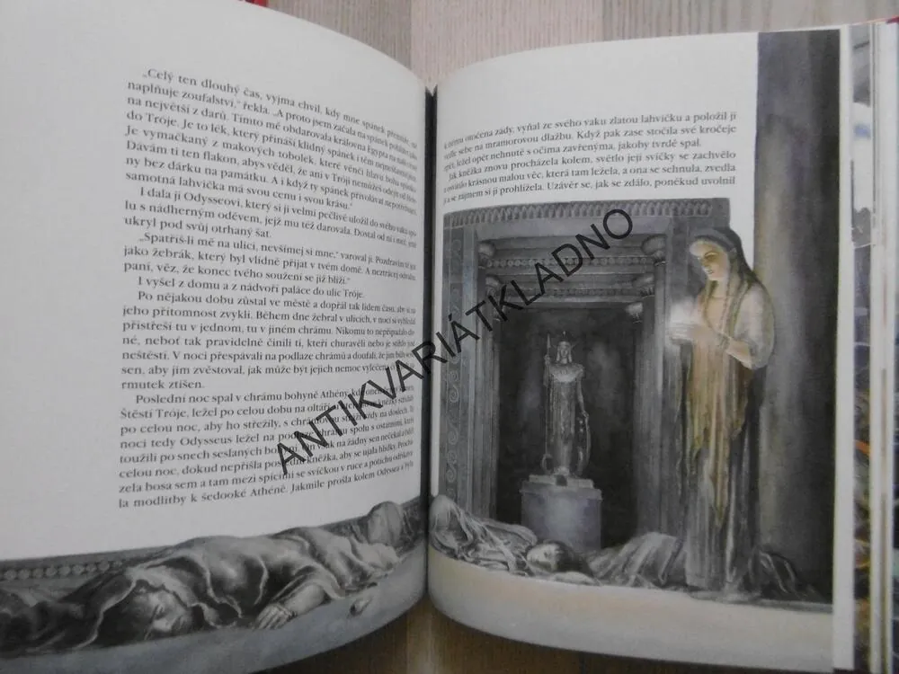 ČERNÉ LODĚ PŘED TRÓJOU, PŘÍBĚH Z ILIADY, ROSEMARY SUTCLIFF, ALAN LEE,**an