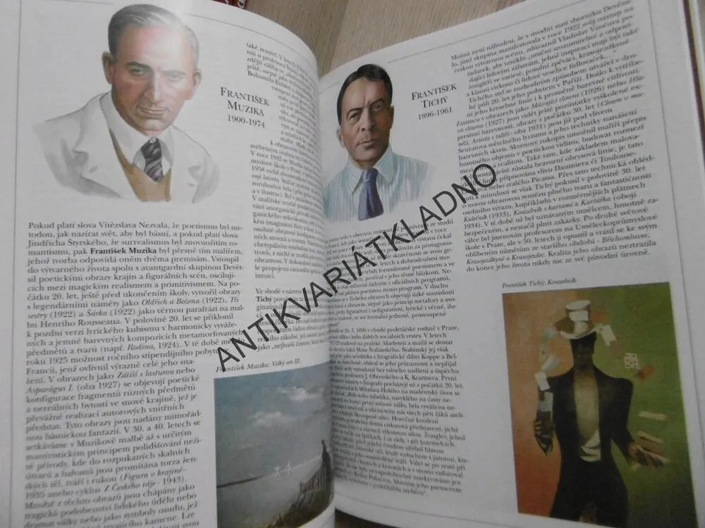 OSOBNOSTI ČESKÉHO MALÍŘSTVÍ, FILLA, KUBIŠTA, ALEŠ M., **an