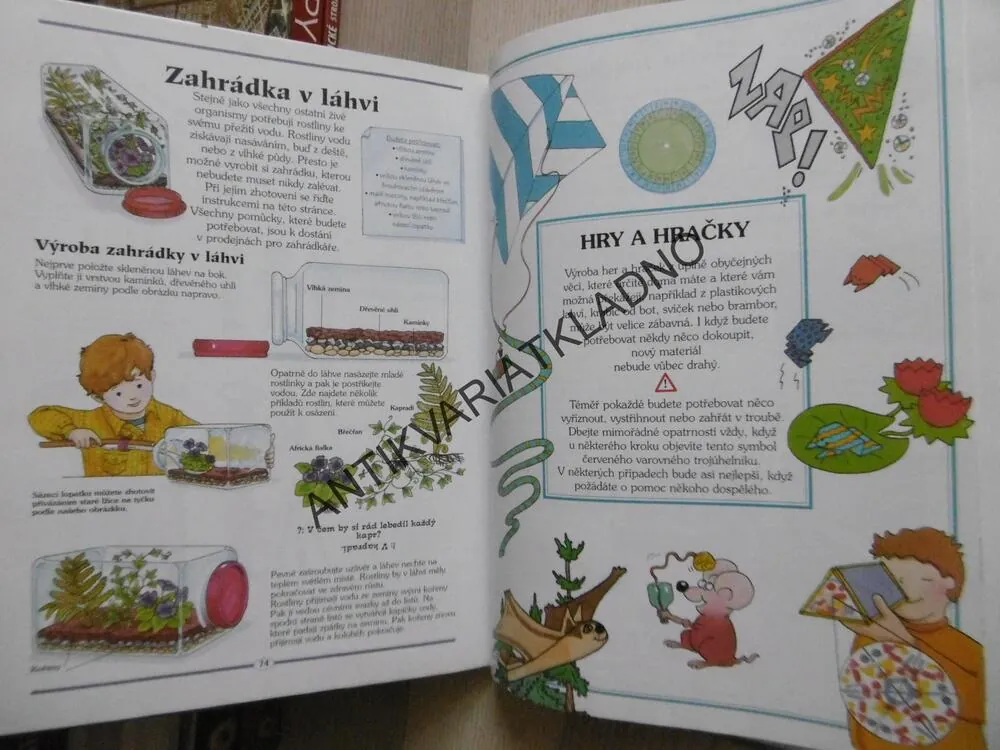 VELKÁ KNIHA DO NEPOHODY, ORIGAMI, Z PAPÍRU, VAŘENÍ, KRESLENÍ, KOLÁŽE, AJ., **an