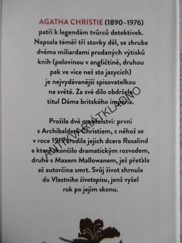 ODLOUČENÍ ZJARA, MARY WESTMACOTT, PSEUDONYM AGATHA CHRISTIE, **an