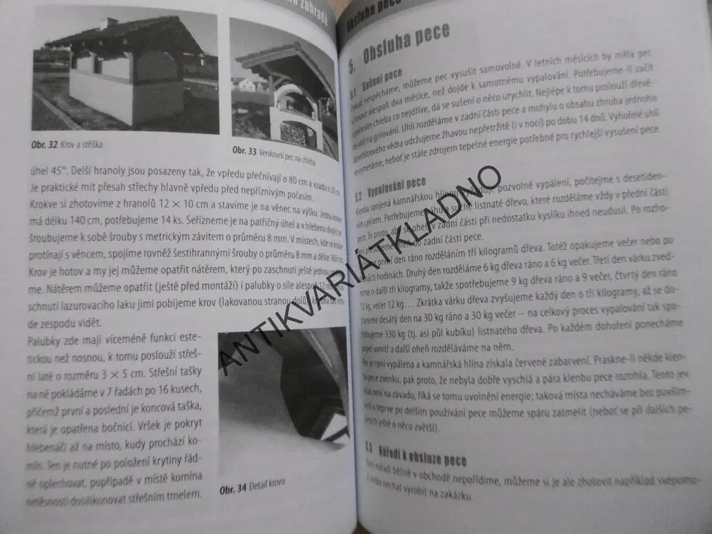 STAVBA PECE NA PIZZU A CHLEBA V DOMĚ I V ZAHRADĚ, JAROSLAV ZÁVACKÝ, **an